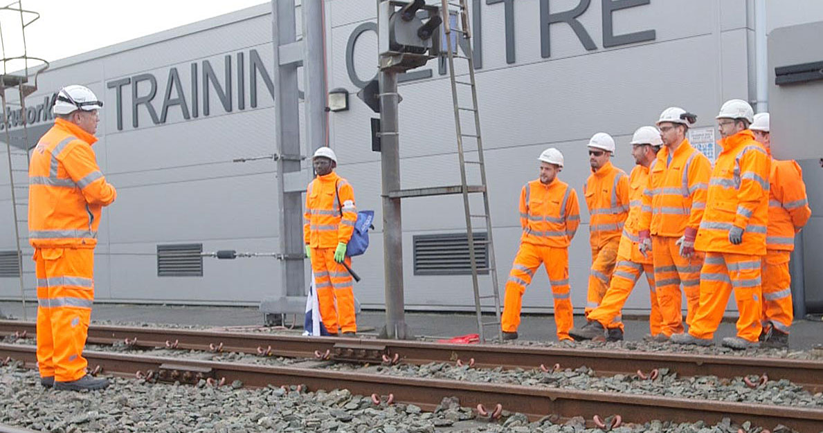 training at the network rail training centre